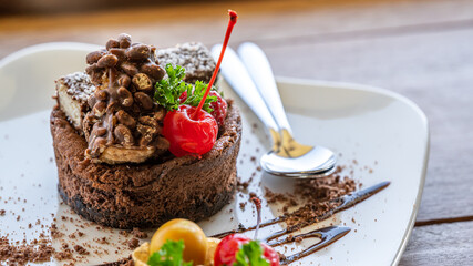 Delicious Chocolate Cheesecake