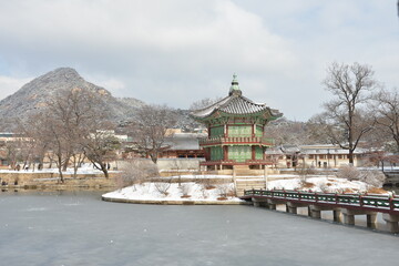 2014年2月9日に撮影した香遠亭