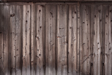 古い木の板の壁