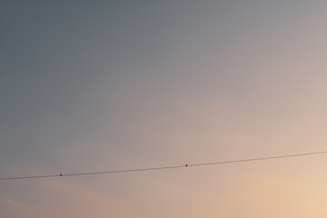 夕方の空