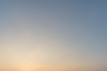 夕方の空