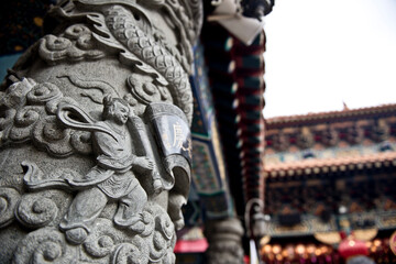 香港のお寺, 石像