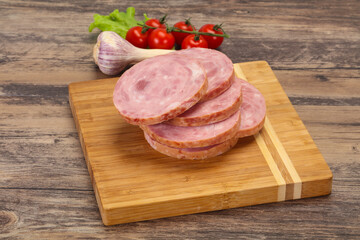 Natural ham made from pork