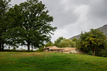 Apennine mountain farm in Italy