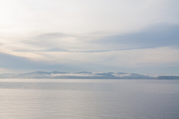 A view on the Russian Island from the shore