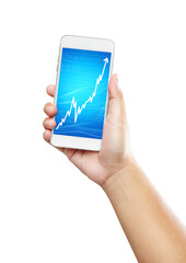 collection of Isolated male hands holding the phone similar like iphone in white background
