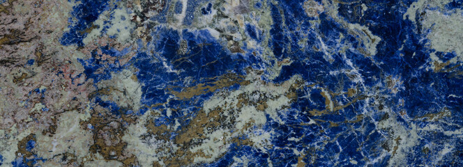 Azul Bahia, Blue Bahia, blue granite, blue marble. Texture. Close-up.