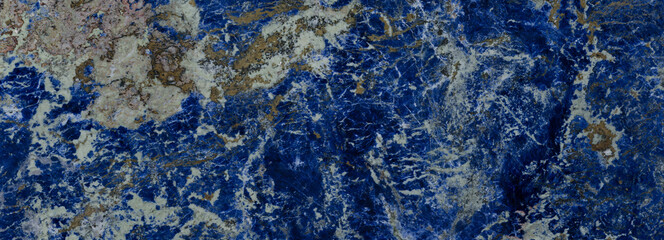Azul Bahia, Blue Bahia, blue granite, blue marble. Texture. Close-up.