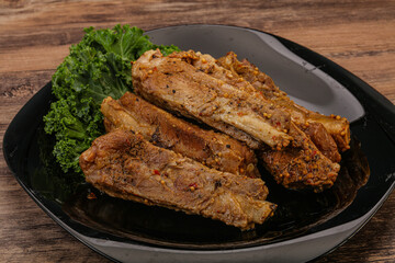 Stewed pork ribs with spices