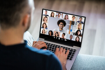 Video Conferencing Webinar Chat Or Videoconference
