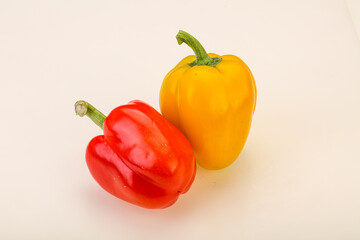 Ripe sweet Bulgarian bell pepper