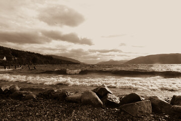 Fototapeta na wymiar View over Loch Ness Scotland