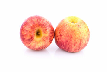 Apples isolated on white background.