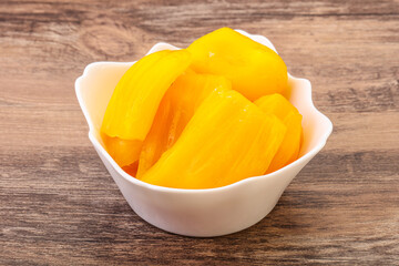Canned Jackgruit in the bowl