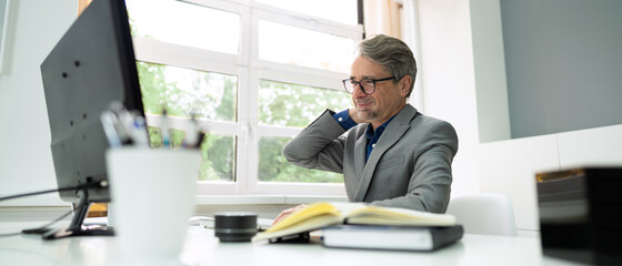 Office Computer Work Neck Pain