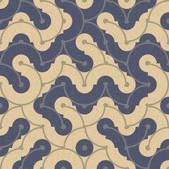 Abstract Geometric Pattern generative computational art illustration