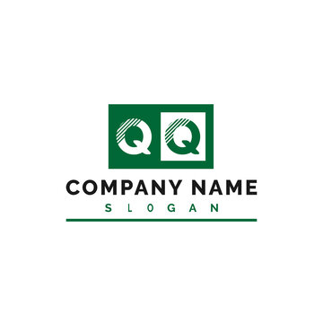 QQ Logo Design. QQ Letter Logo Vector Illustration - Vector
