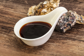Oyster sauce in the bowl