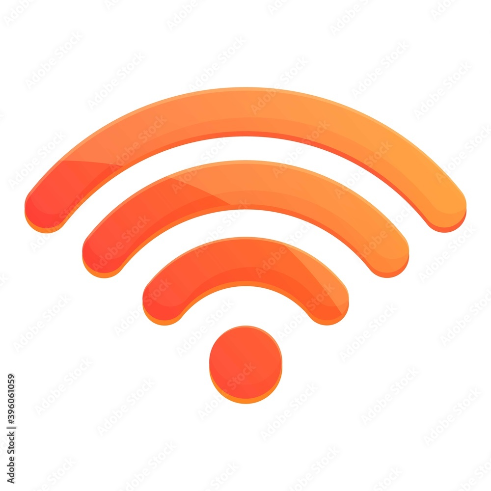 Poster public wifi spot zone icon. cartoon of public wifi spot zone vector icon for web design isolated on 