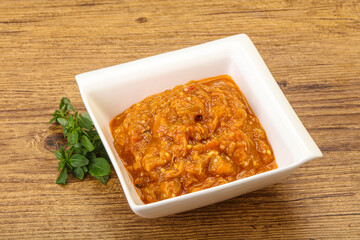 Caucasian cuisine - Mangal salad with vegetables