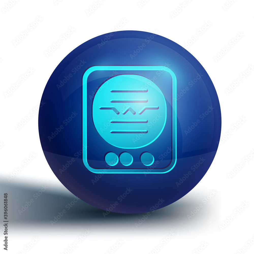 Aufkleber blue attitude indicator is an instrument used in an aircraft to inform the pilot of the orientation 