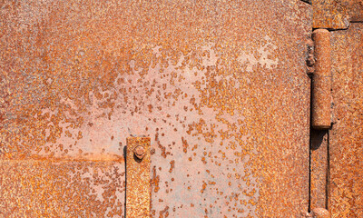Old metal texture. Iron surface rust. Old grunge rustic metal texture use for background
