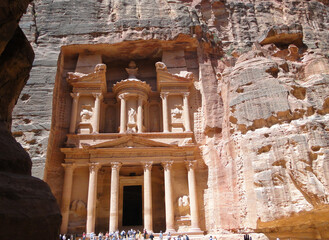 Jordania zaginione miasto nNabatejczyków Petra - obrazy, fototapety, plakaty