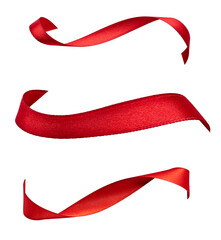 red ribbon bow decoration christmas valentine gift birthday gift design silk xmas party celebration...