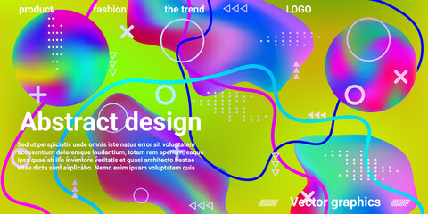 Modern design poster