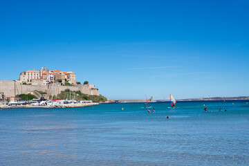 Obraz premium summer beach of calvi 