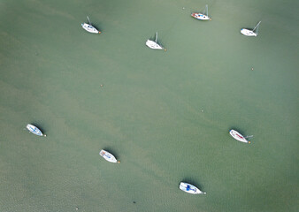 boats from above