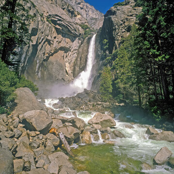 Waterfalls in Yosemite National Park