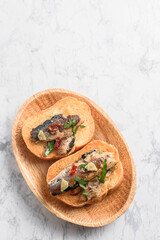 オイルサーディン料理