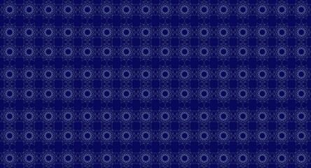 horizontal cover. dark blue seamless background with gossamer pattern.