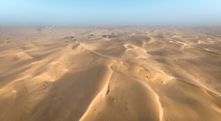 Fototapeta na wymiar DAWN IN THE DESERT