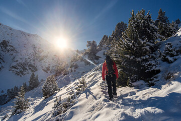 Exploring the mountains