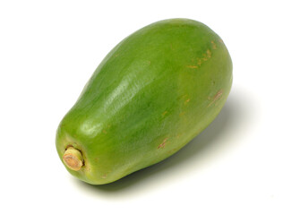 Papaya fruit isolated on a white background