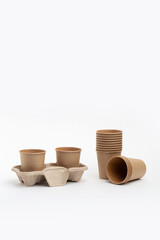 Coffee delivery concept, hot coffee to home or office