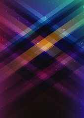 Obraz premium Original vector background. Diagonal colored lines. The colors of the northern lights