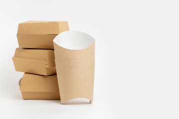 Paper dishwater for food delivery or takeaway 