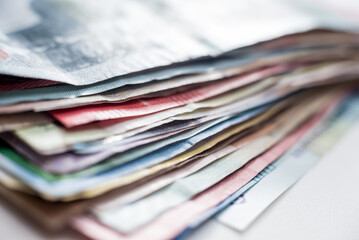 Paper money background of the different countries