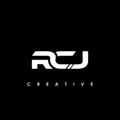 RCJ Letter Initial Logo Design Template Vector Illustration