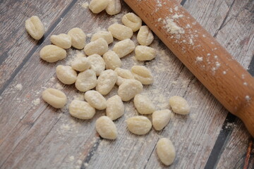 gnocchi di patate e farina tradizionale pasta fresca italiana
