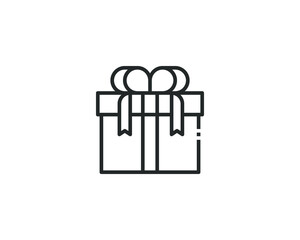 Gift  Icon Vector Illustration .