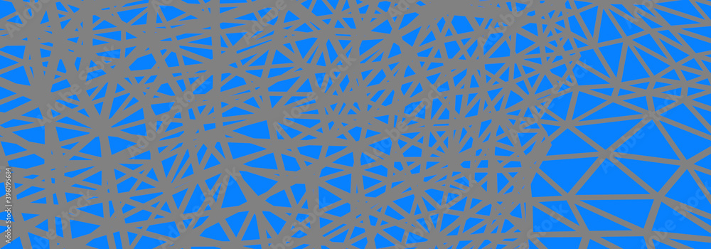 Poster abstract 3d background with bi-dimensional blue mesh on red background