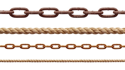 string rope chain metal link steel cord cable line