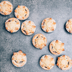 c from all butter shortcrust pastry filled with cranberries, sultanas, currants, raisins, along with festive spices, clementine juice, dash of brandy and cognac