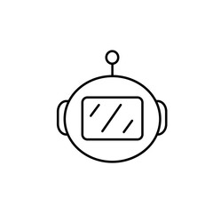 astronaut icon element of space icon for mobile concept and web apps. Thin line astronaut icon can be used for web and mobile. Premium icon on white background