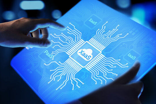 XaaS PaaS SaaS IaaS DBaaS Infrasstructure Service Data Base Platform development solution for business.