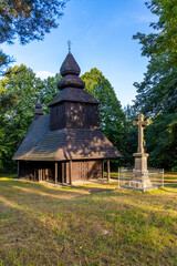 Wooden church in Ruska Bystra, Slovakia